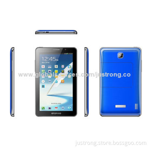 3G Tablet PCs w/ 7-inch Dual Core Processor, Dual SIM Card, Dual Standby, GPS/Bluetooth/FM Function